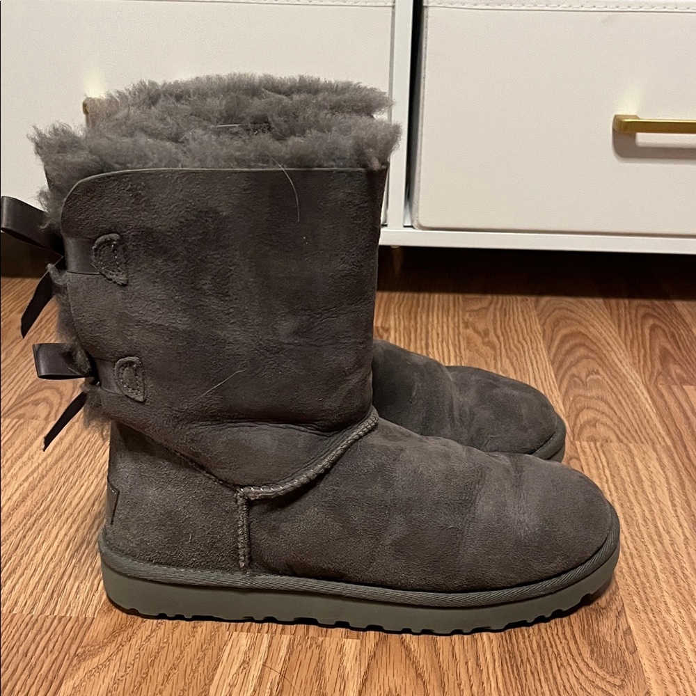 UGG Cozy Gray Suede Women's Boots